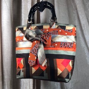 Handcrafted Satin Tote